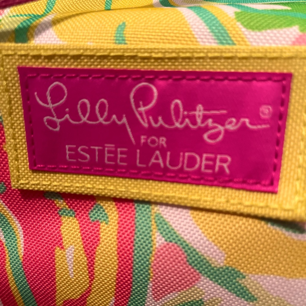 Lily Pulitzer / Estée Lauder signature print tote